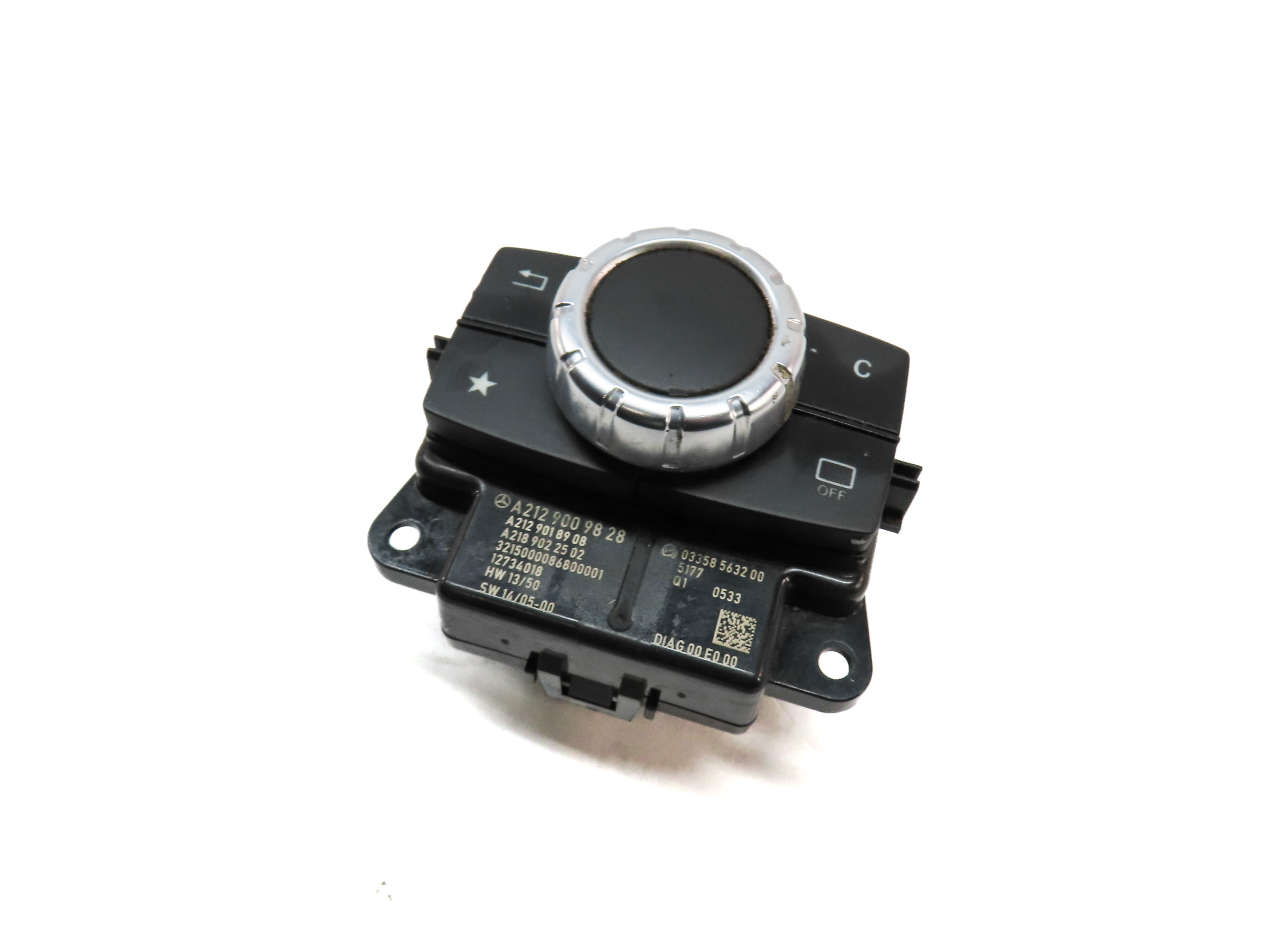 16-18 MERCEDES E CLS (W212 W218) CONSOLE MEDIA RADIO NAVIGATION CONTROL KNOB — exact item pictured
